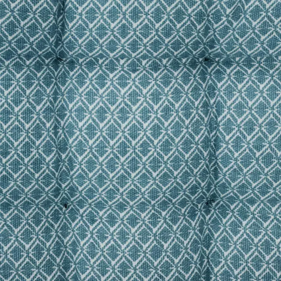 Eminza Coussin De Chaise Carré (38 X 38 Cm) Otto Bleu Canard