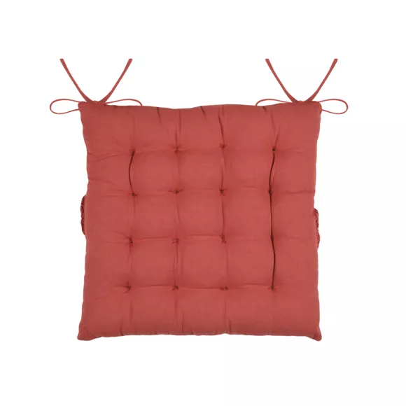 Eminza Coussin De Chaise Carré Coton (38 X 38 Cm) Aswan Multicolore