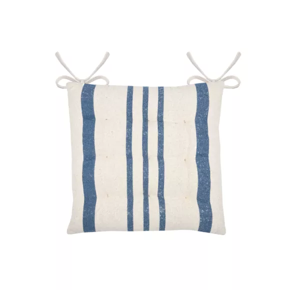 Eminza Coussin De Chaise Extérieur Carré (38 X 38 Cm) Nautira Bleu Marine