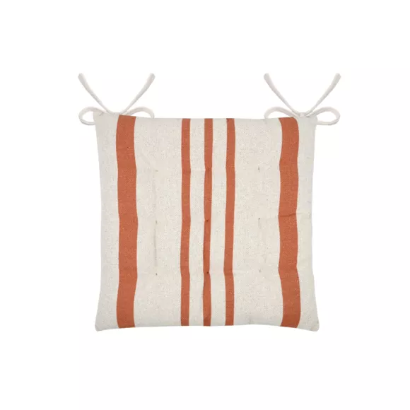 Eminza Coussin De Chaise Extérieur Carré (38 X 38 Cm) Nautira Orange