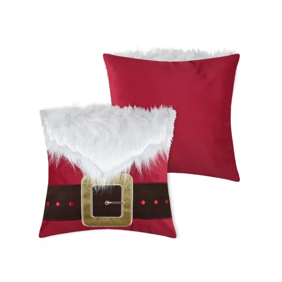 Eminza Coussin De Noël Carré Velours (40 X 40 Cm) Edgard Multicolore