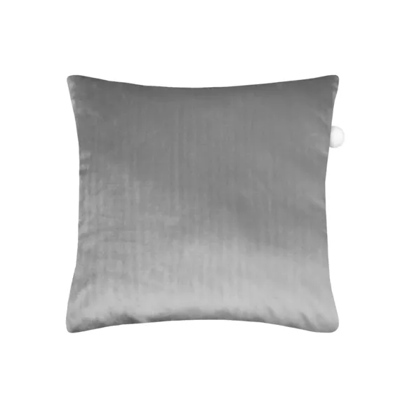 Eminza Coussin De Noël Carré Velours (45 X 45 Cm) Edgard Père Noël Gris