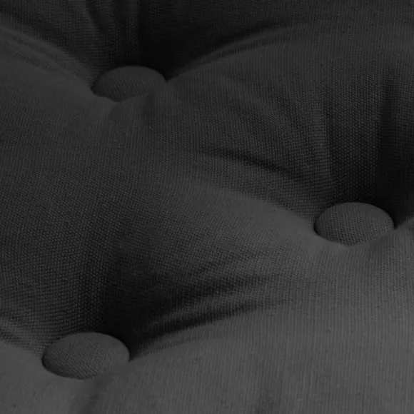 Eminza Coussin De Sol Coton (40 X 40 Cm) Pixel Gris Anthracite