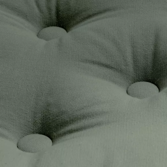 Eminza Coussin De Sol Coton (40 X 40 Cm) Pixel Vert Kaki