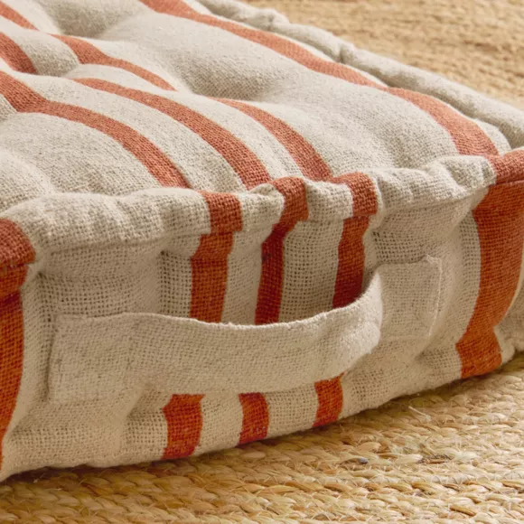 Eminza Coussin De Sol Extérieur (45 X H10 Cm) Nautira Orange