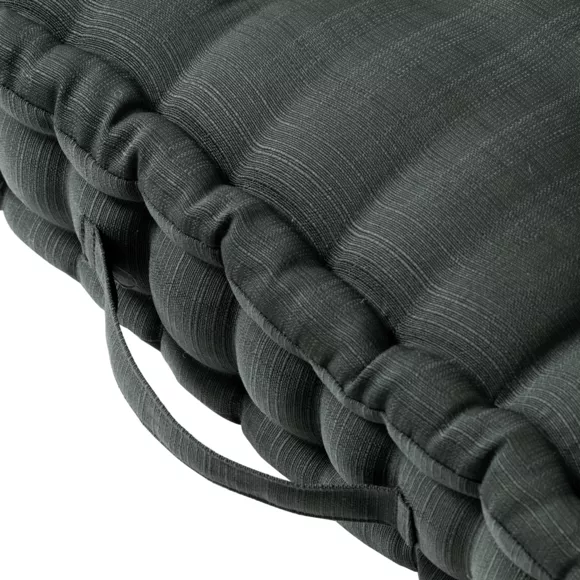 Eminza Coussin De Sol Extérieur Capitonné (50 X 50 Cm) Sunset Gris Anthracite