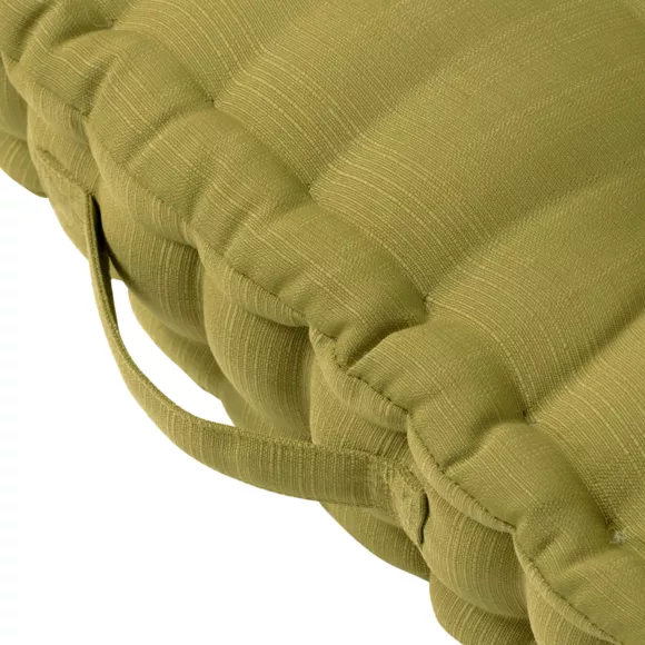 Eminza Coussin De Sol Extérieur Capitonné (50 X 50 Cm) Sunset Vert Olive