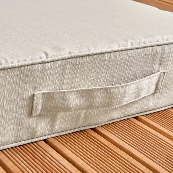 Eminza Coussin De Sol Extérieur Déhoussable (45 X 45 Cm) Sunset Ecru