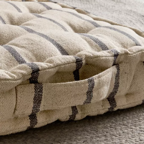 Eminza Coussin De Sol Extérieur Toile De Coton (45 X 45 Cm) Ocealys Gris Anthracite