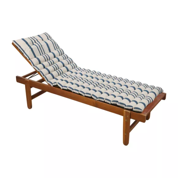 Eminza Coussin De Transat Enroulable (180 X 60 Cm) Nautira Bleu Marine