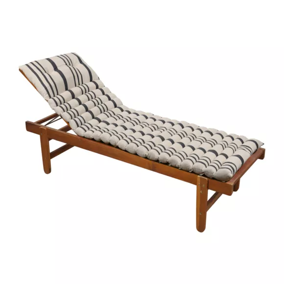 Eminza Coussin De Transat Enroulable (180 X 60 Cm) Nautira Gris Ardoise