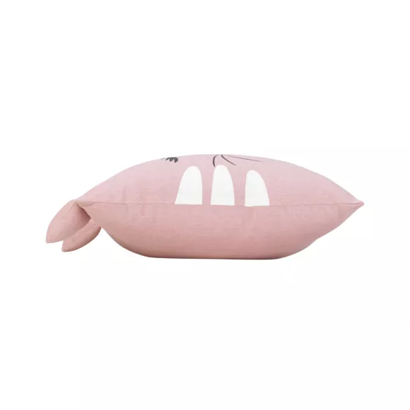 Eminza Coussin Enfant Carré (40 X 40 Cm) Chatchat Rose