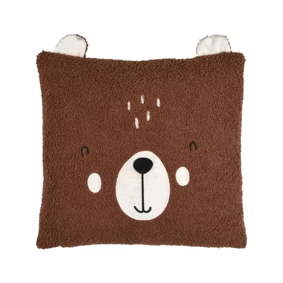 Eminza Coussin Enfant Carré (40 X 40 Cm) Gabin Caramel