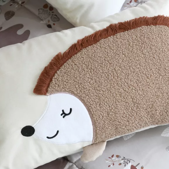 Eminza Coussin Enfant Rectangulaire (30 X 50 Cm) Gabin Taupe