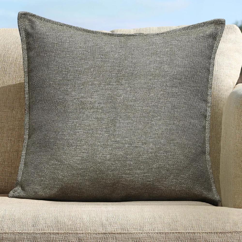 eminza Coussin extérieur carré (45 x 45 cm) Kalena Vert olive