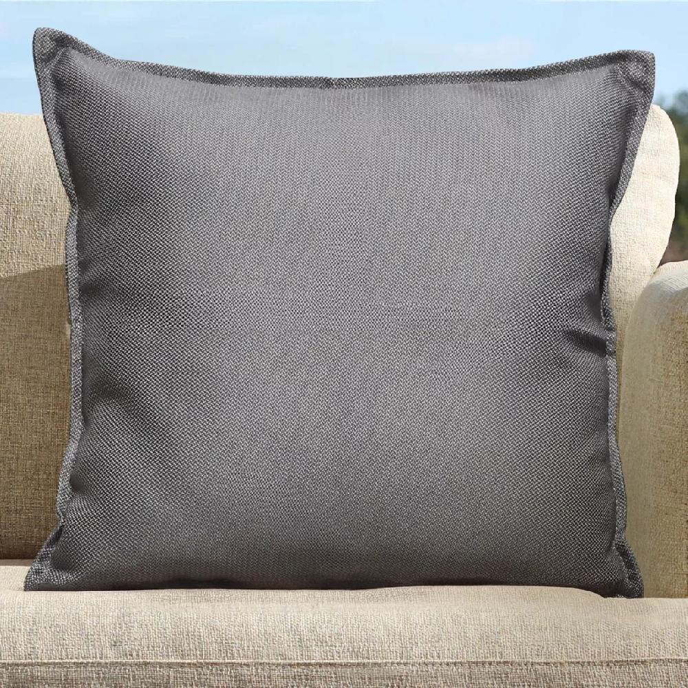 eminza Coussin extérieur carré (60 x 60 cm) Boraé Gris
