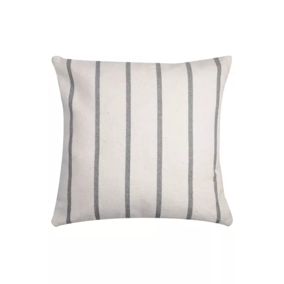 Eminza Coussin Extérieur Carré Toile De Coton (50 X 50 Cm) Ocealys Gris Anthracite