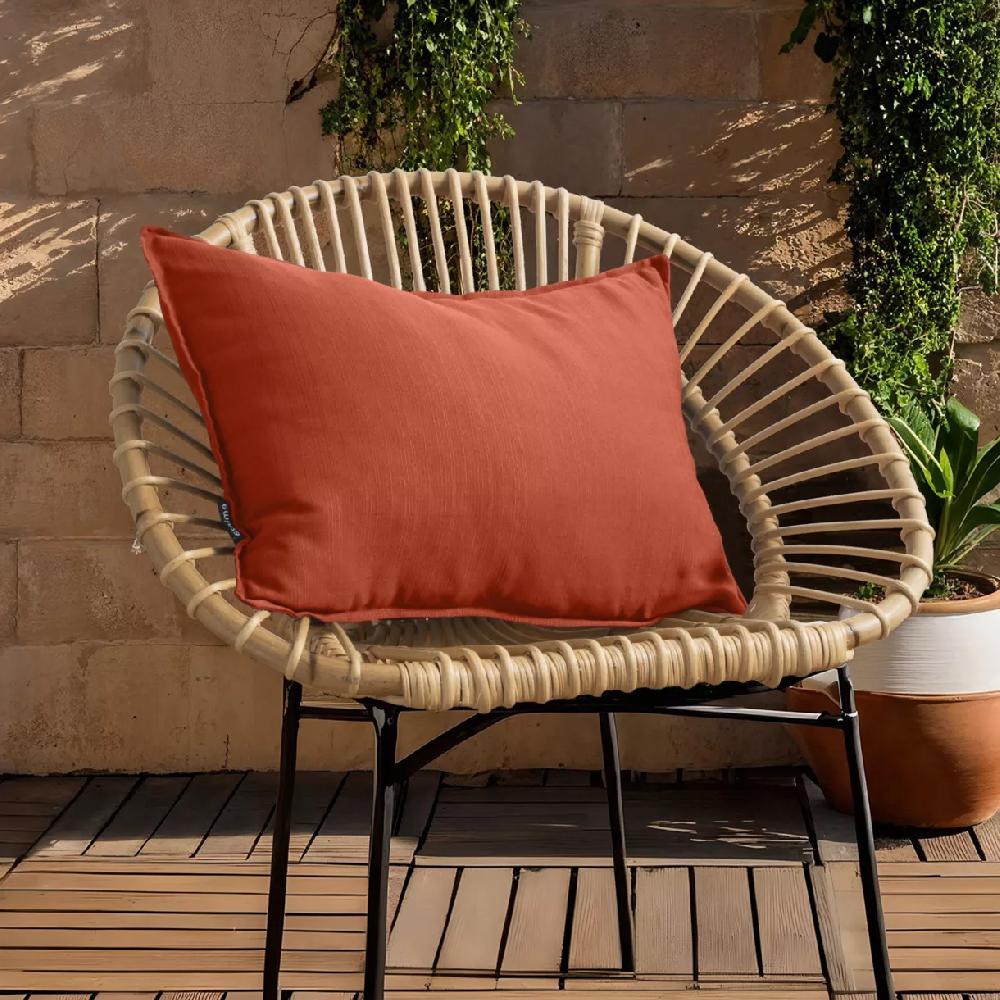 eminza Coussin extérieur rectangulaire (40 x 60 cm) Sunset Terracotta