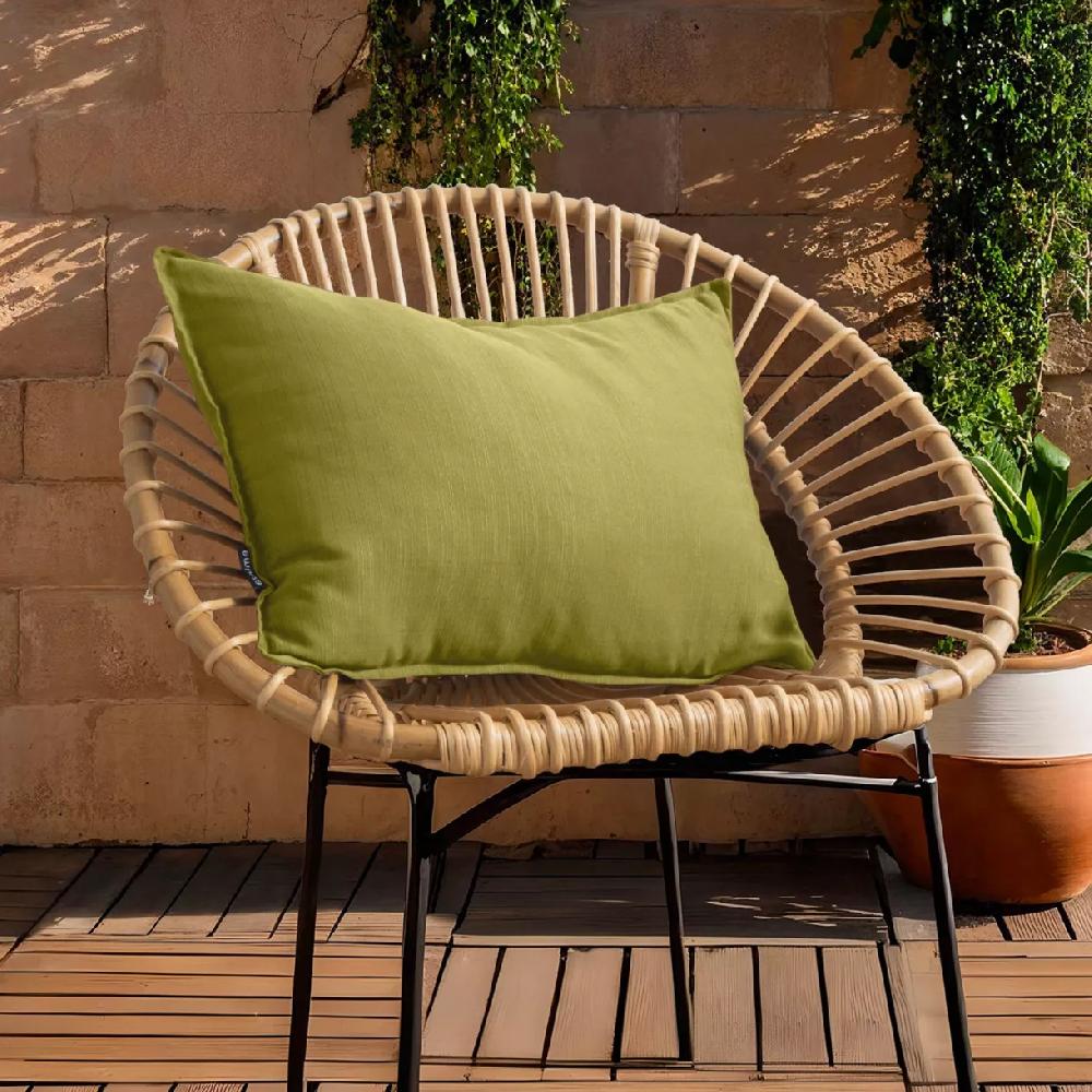 eminza Coussin extérieur rectangulaire (40 x 60 cm) Sunset Vert olive