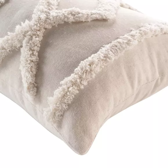 Eminza Coussin Rectangulaire (30 X 50 Cm) Safira Ecru