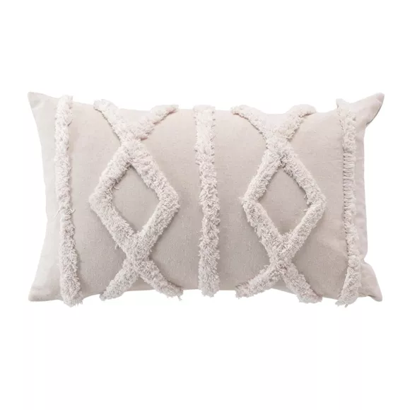 Eminza Coussin Rectangulaire (30 X 50 Cm) Safira Ecru