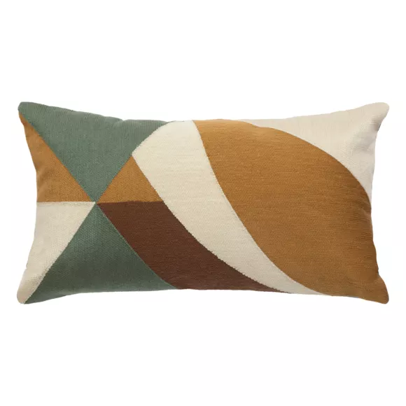 Eminza Coussin Rectangulaire Brodé (30 X 50 Cm) Harry Multicolore