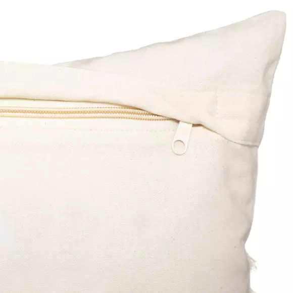 Eminza Coussin Rectangulaire Coton (30 X 50 Cm) Minos Ivoire