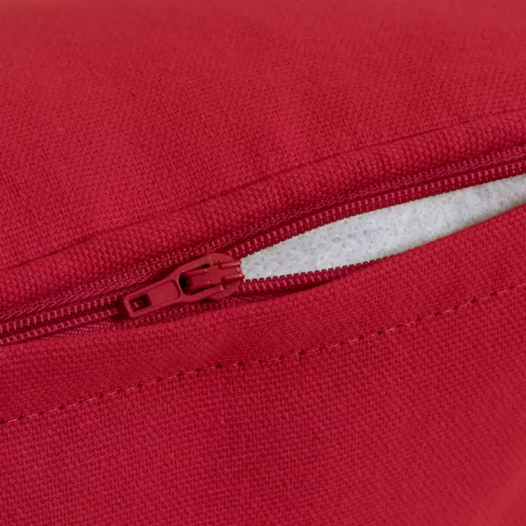 Eminza Coussin Rectangulaire Coton (30 X 50 Cm) Pixel Rouge