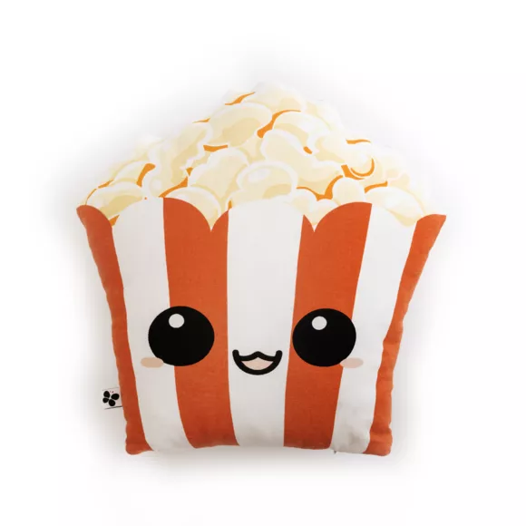 Eminza Coussin Rectangulaire Enfant Coton (40 X 42 Cm) Fresh Popcorn Rouge