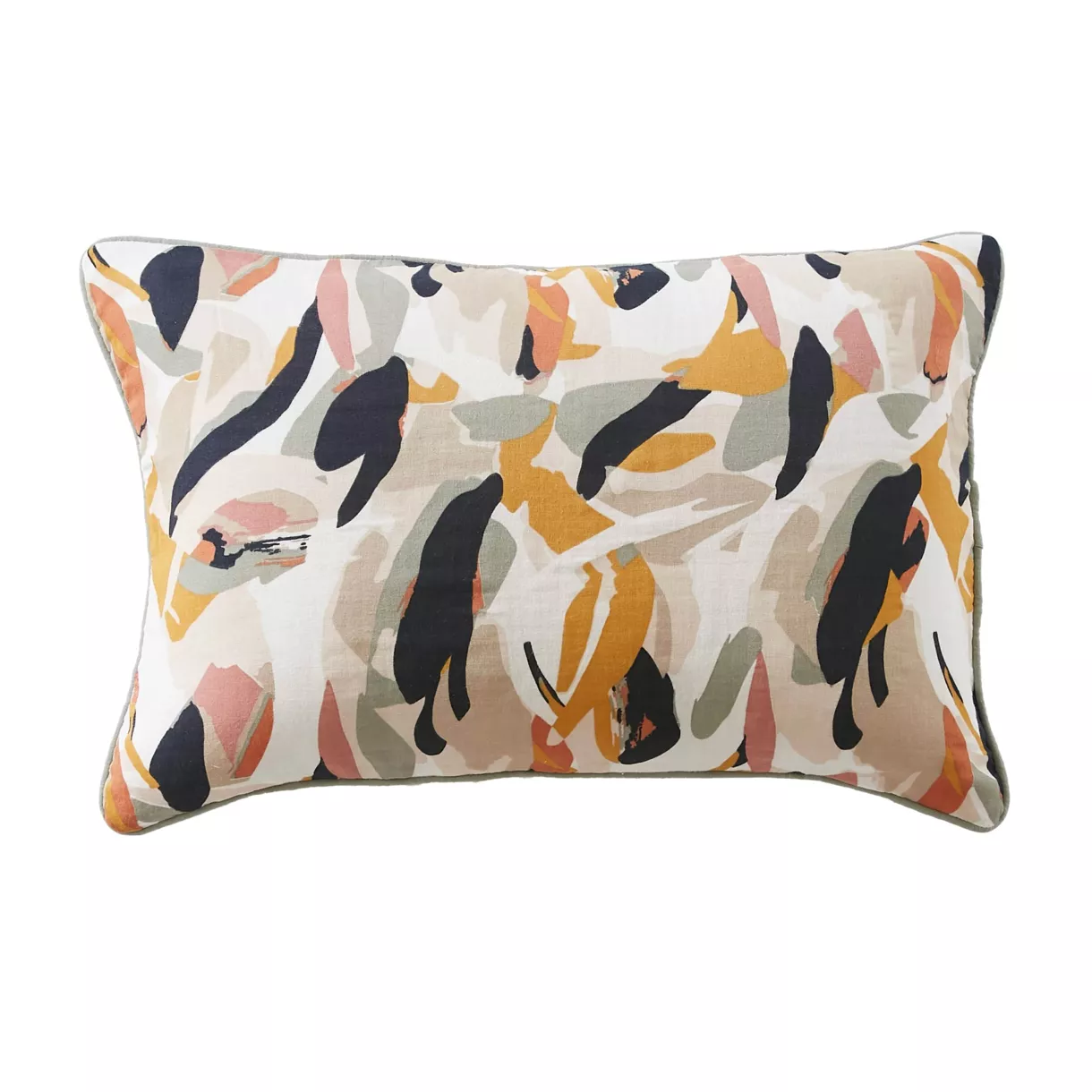 eminza Coussin rectangulaire gaze de coton (40 x 60 cm) Mathilda Multicolore