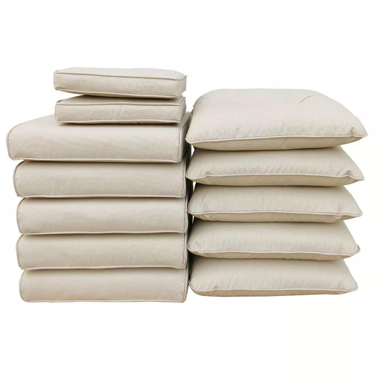 eminza Coussins de remplacement pour salon de jardin Tivoli - Beige