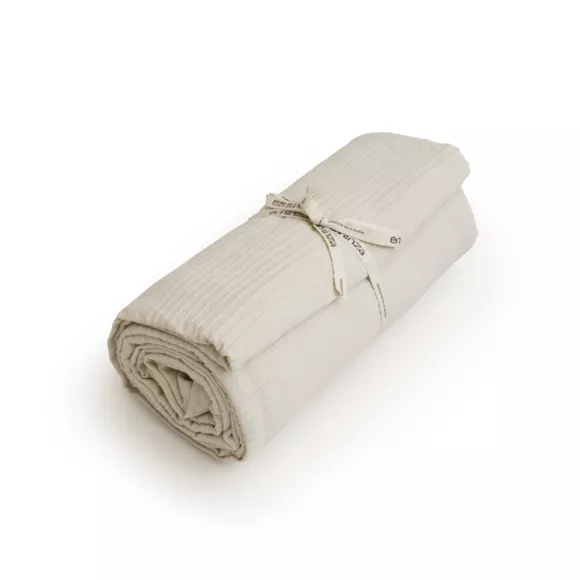 Eminza Couvre-lit Coton Tissé (180 X 220 Cm) Léa Beige Pampa
