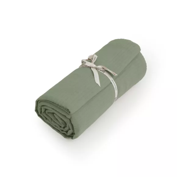 Eminza Couvre-lit Coton Tissé (180 X 220 Cm) Léa Vert Romarin