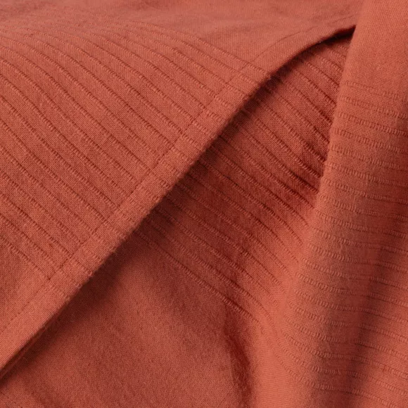 Eminza Couvre-lit Coton Tissé (220 X 250 Cm) Léa Terracotta