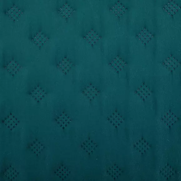 Eminza Couvre-lit Et Taies D'oreiller (240 X 260 Cm) Kalia Bleu Canard