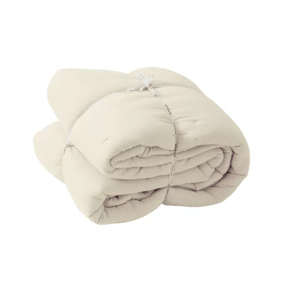 Eminza Couvre-lit Matelassé Gaze De Coton (180 X 240 Cm) Gaïa Beige Pampa