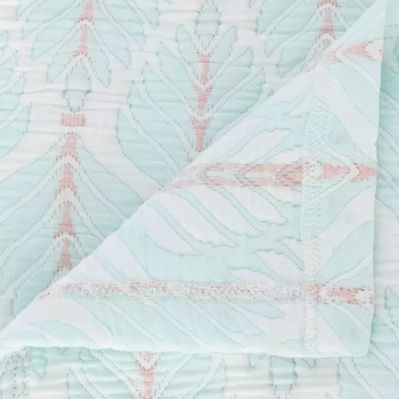 Eminza Couvre-lit Tissé (260 X 240 Cm) Wild Bleu Clair