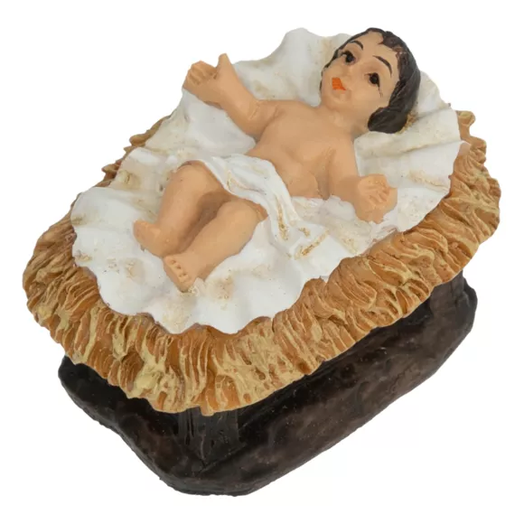 Eminza Crèche De Noël Complète Et Lumineuse (H30 Cm) Sainte-Paloma