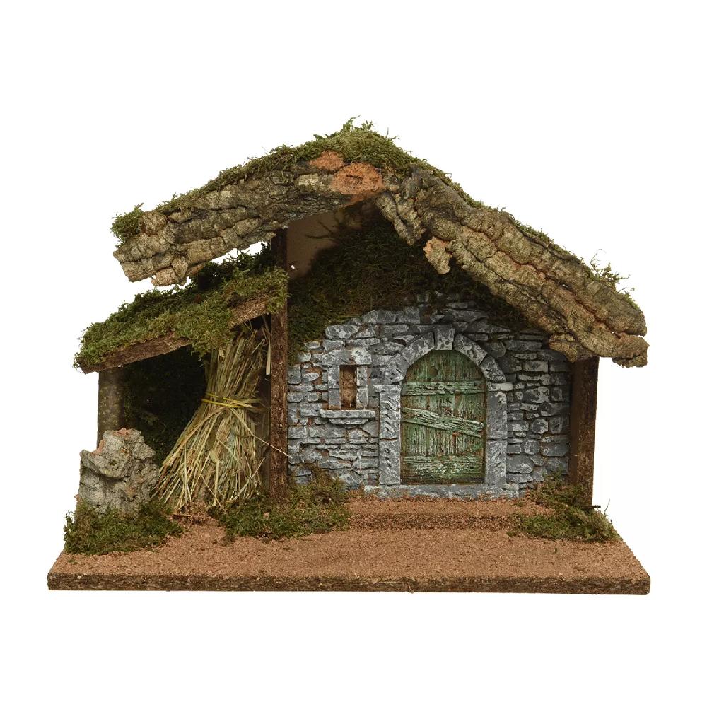 eminza Crèche de Noël lumineuse vide (H27 cm) Saint-Edouard