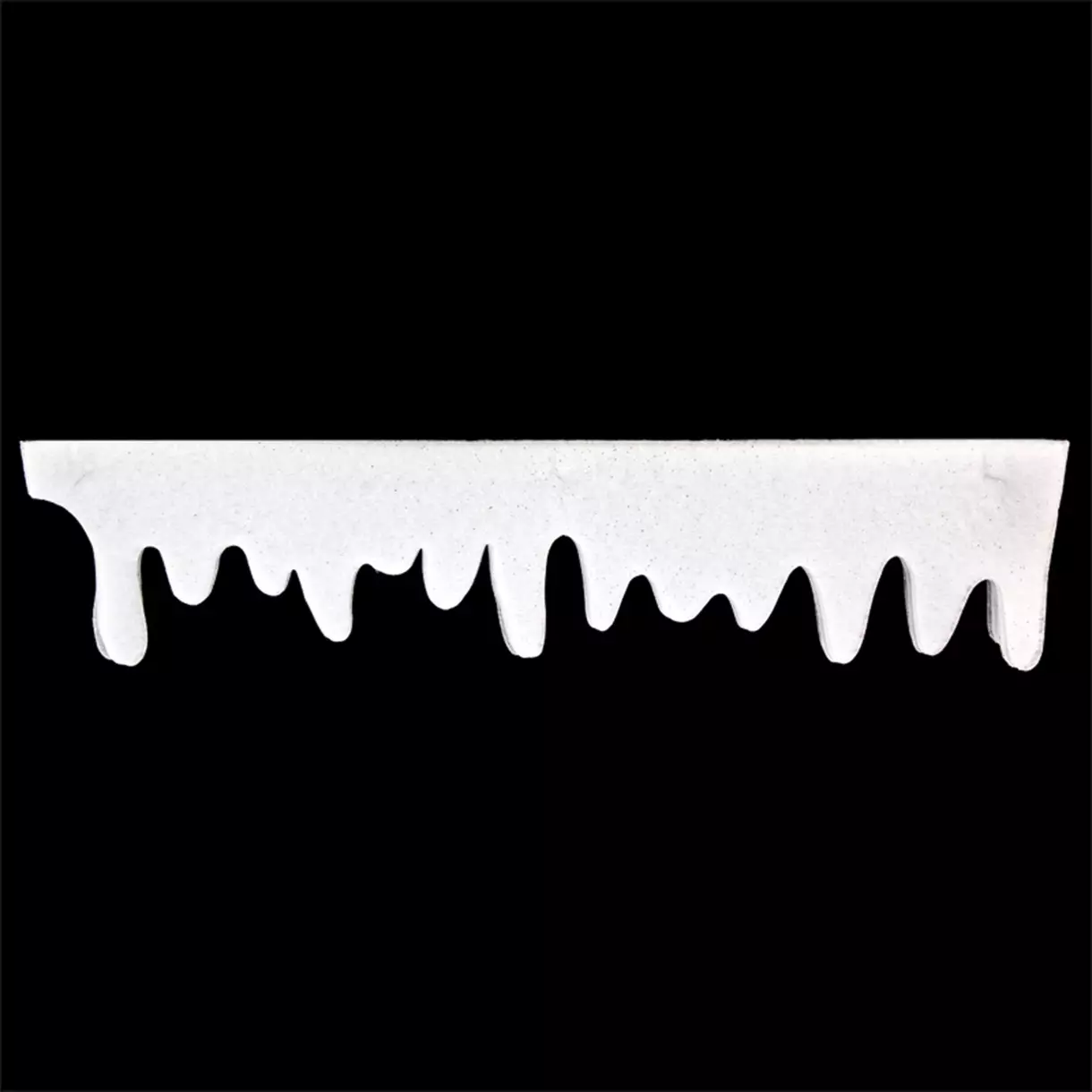 eminza Décor de Noël pour fenêtre (L480 cm) Guirlande neige coulée