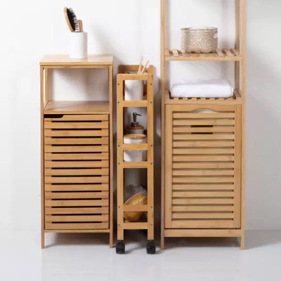 Eminza Desserte 3 Niveaux Bambou (H74 5 Cm) Pia Naturel