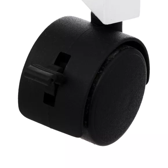 Eminza Desserte à Roulettes 3 Niveaux (40 X 15 X 75 Cm) Colorama Blanc