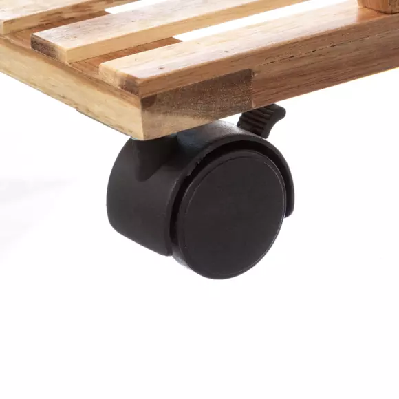 Eminza Desserte De Cuisine 4 Niveaux (H88 Cm) Natureo Noir