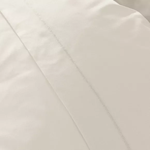 Eminza Drap Housse Percale De Coton (160 X 200 Cm) Cali Beige