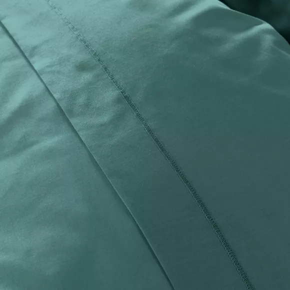 Eminza Drap Housse Percale De Coton (90 X 200 Cm) Cali Bleu Canard