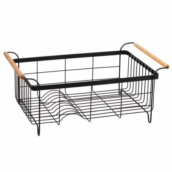 Eminza Egouttoir En Métal (46 X 32 Cm) Blackwood Noir