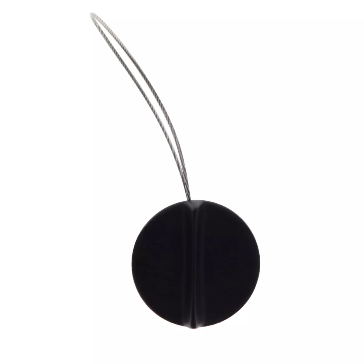 eminza Embrasse rideau aimantée (14 cm) Mistery Noir mat