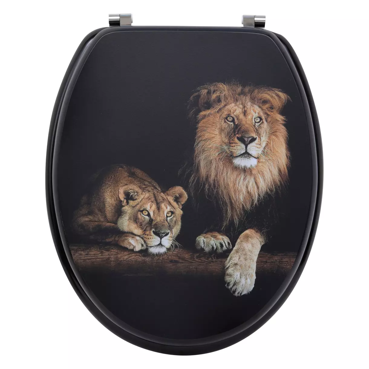 eminza Abattant WC 18 pouces Africa Noir
