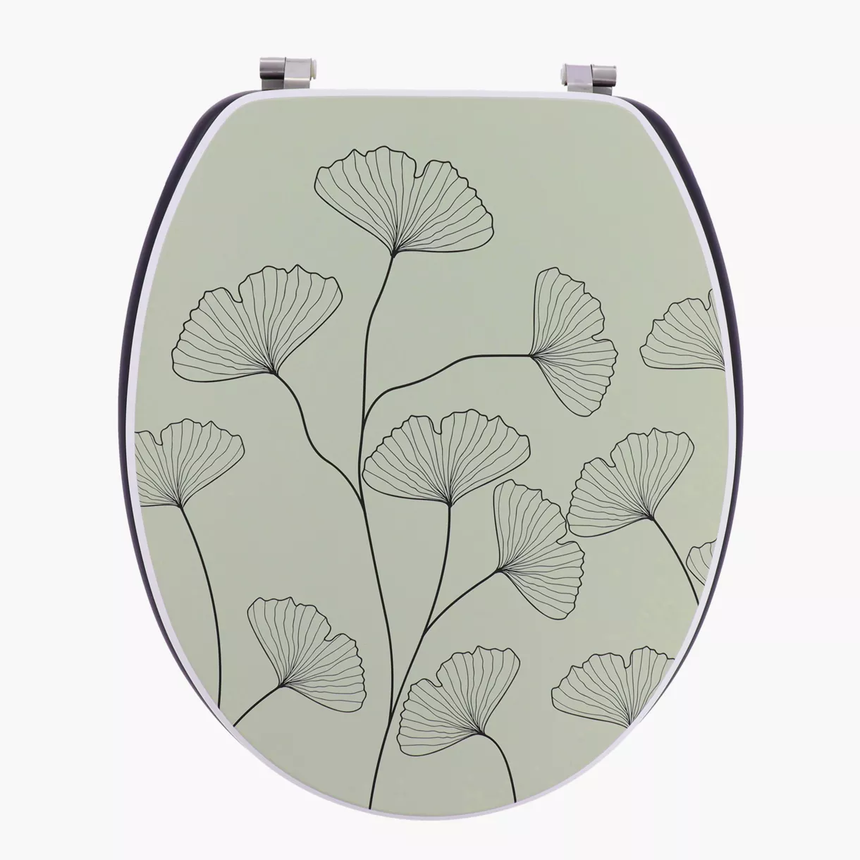 eminza Abattant WC 18 pouces MDF Actuel Vert d'eau