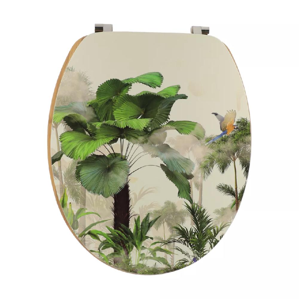eminza Abattant WC 18 pouces MDF Oasis Multicolore